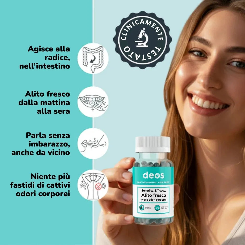 DEOS – integratore contro i cattivi odori