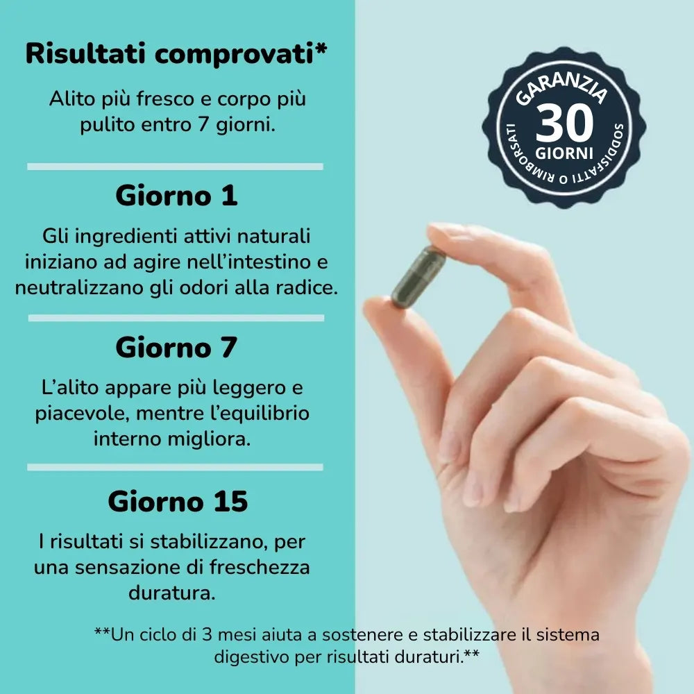 DEOS – integratore contro i cattivi odori