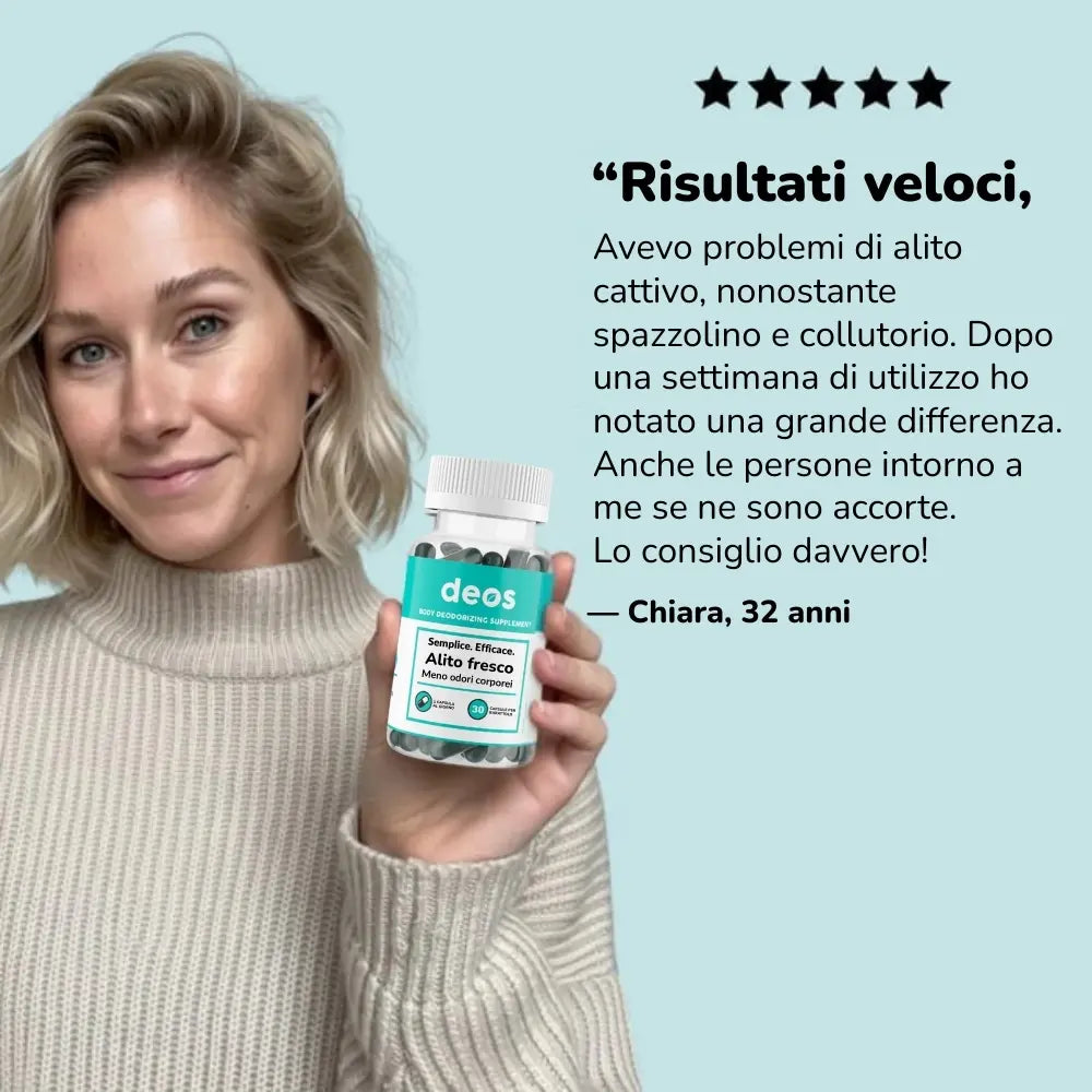 DEOS – integratore contro i cattivi odori